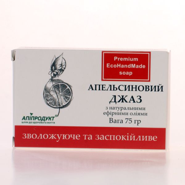 Мыло "Апельсиновый джаз" увлажняющее и успокаивающее (75г)